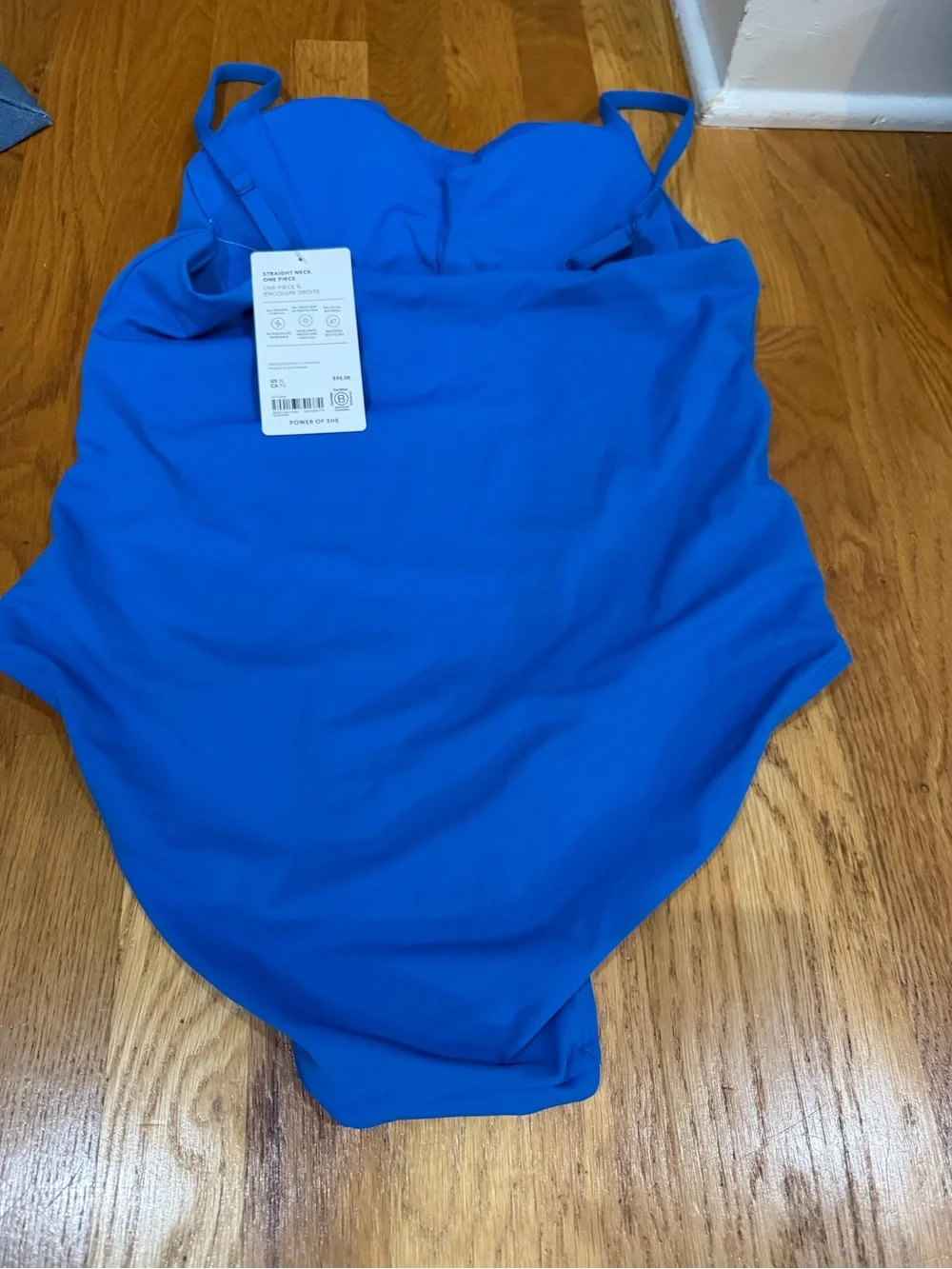 Athleta Blue One-Piece Swimsuit - Classic Tank Style